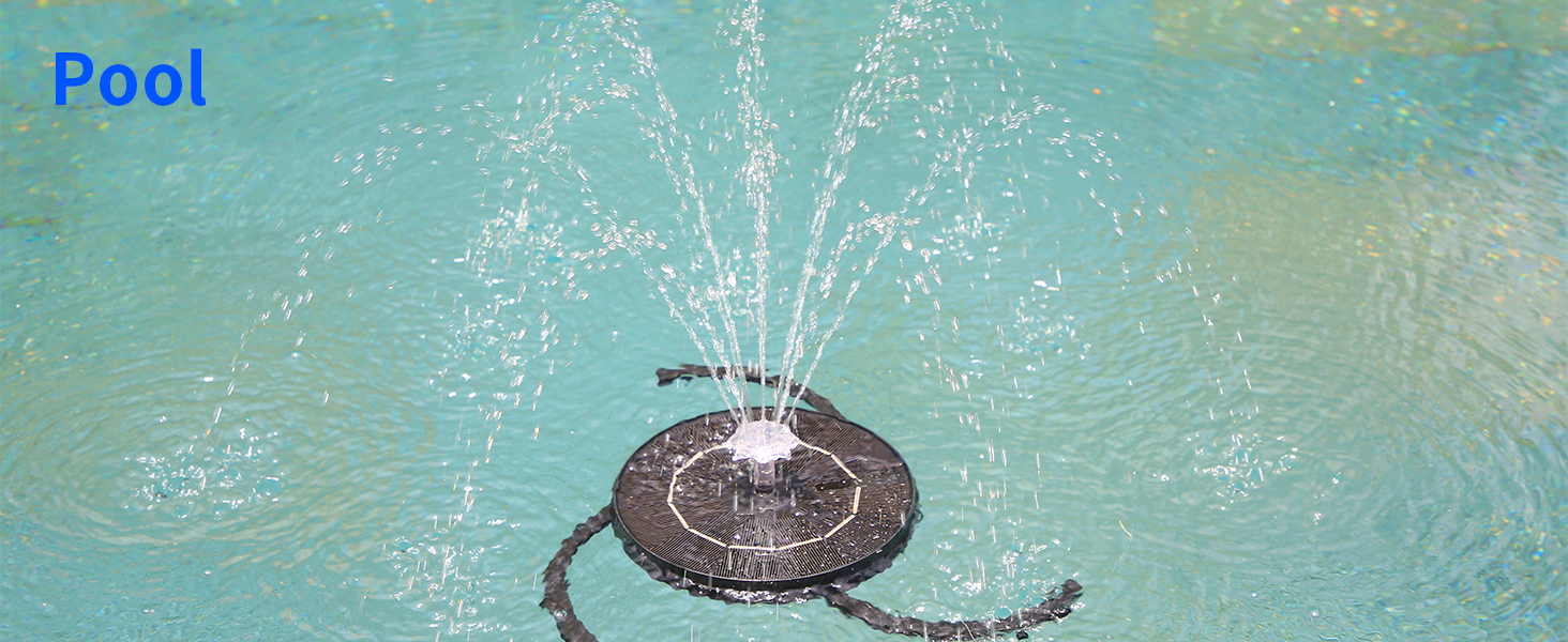 solar powered bird bath fountain