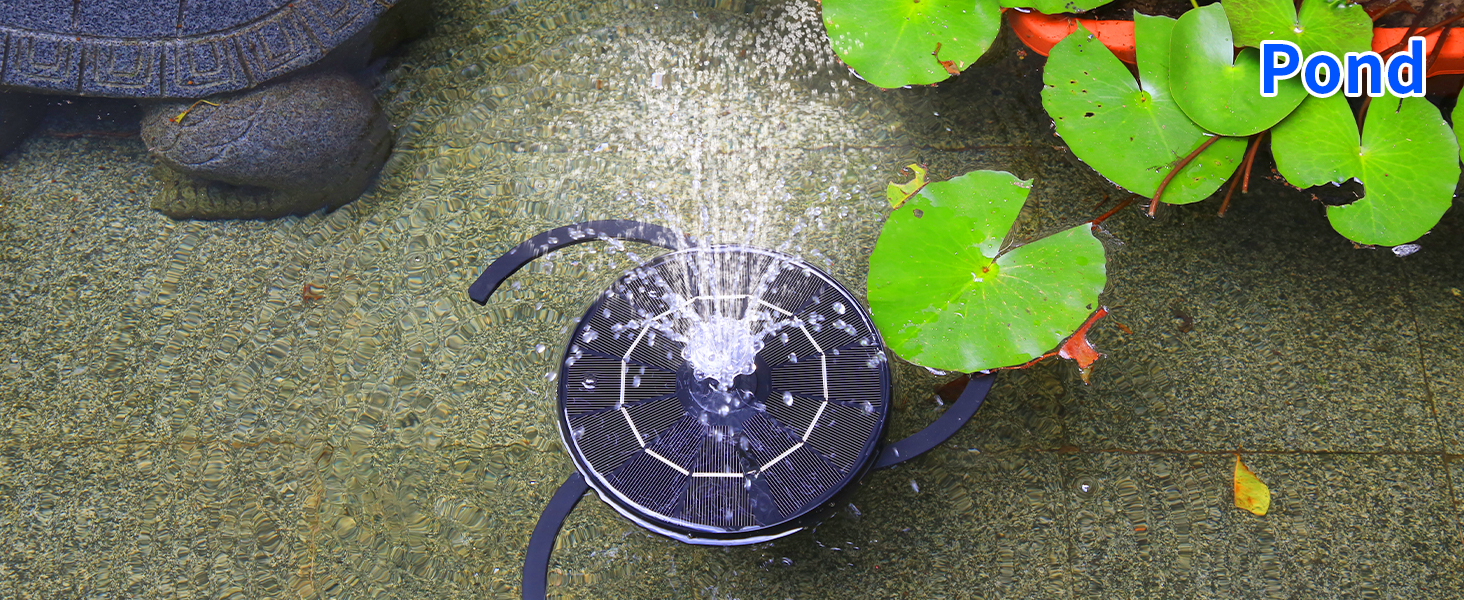 solar powered fountain pump