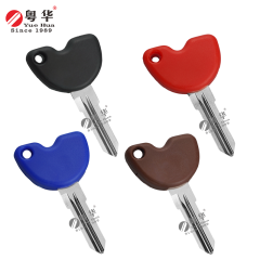 Suitable for Piaggio motorcycle keys, Piaggio 001 Right Double Rubber Head Motorcycle Key, GTS300 Motorcycle Key Blank