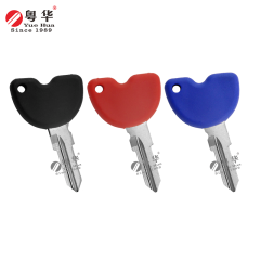 Suitable for Piaggio Motorcycles Piaggio 004-1 Right Double Medley Rubber Head Motorcycle Key Copper Key Blank