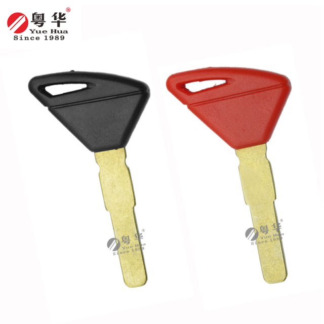 Suitable for Aprilia motorcycle keys, Aprilia 003 flat keys, plastic head key blanks, copper key blanks