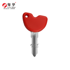 Suitable for Piaggio motorcycle keys, Piaggio 001 Right Double Rubber Head Motorcycle Key, GTS300 Motorcycle Key Blank