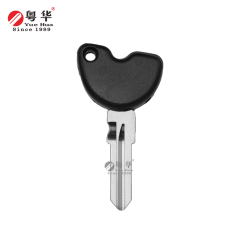 Suitable for Piaggio motorcycles, Piaggio 003 Right Double Rubber Head Motorcycle Key, Copper Key Blank