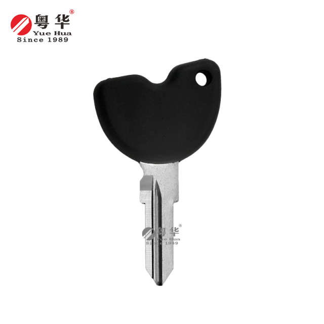Suitable for Piaggio Motorcycles Piaggio 004-1 Right Double Medley Rubber Head Motorcycle Key Copper Key Blank