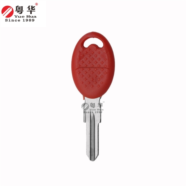 Suitable for Aprilia motorcycle keys, Aprilia 004 Right Double Oval Rubber Head Key Blank RS125/250 GPR150/RST1000