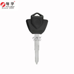 适用于凯悦摩托车钥匙，凯悦001黑色左单钥匙，竹峰凯悦400X/500X/525X摩托车钥匙坯，铜钥匙坯