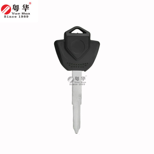 适用于凯悦摩托车钥匙，凯悦001黑色左单钥匙，竹峰凯悦400X/500X/525X摩托车钥匙坯，铜钥匙坯