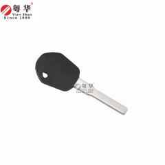 Suitable for KTM motorcycle keys, solid rubber head motorcycle key, KTM flat blade black copper key blank