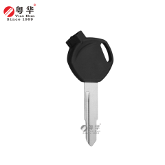 适用于武阳摩托车钥匙，武阳SKS磁性短款左/右单钥匙，厚度2.2mm，塑料头摩托车钥匙坯，带磁珠和塑料薄膜