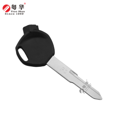 Suitable for Wuyang Honda motorcycle keys, Wuyang Honda 387 short LP left single, thickness 2.2mm plastic head motorcycle key blank with magnetic beads and plastic film