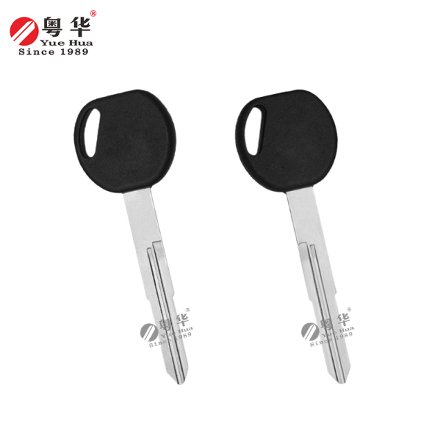 Suitable for Wuyang Honda motorcycle keys, rubber Wuyang Honda left and right double motorcycle key blanks, double groove key blanks, locksmith supplies