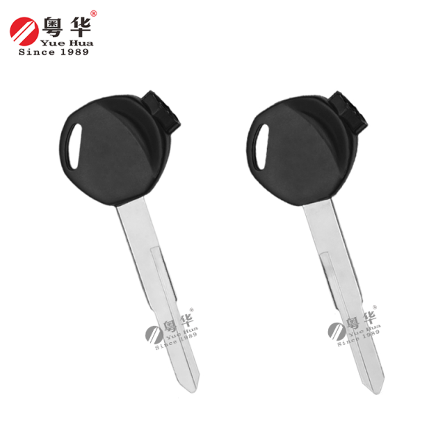 Suitable for Honda motorcycle keys, long magnetic beads motorcycle left/right single, rubber head magnetic key blanks, copper key blanks, motorcycle key blanks