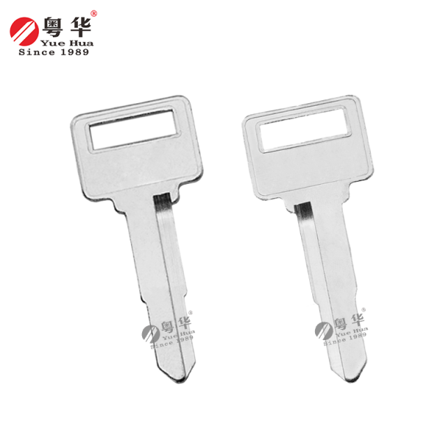 Suitable for Honda motorcycle keys, full copper 145 left and right single slot key blanks, full copper key blanks, locksmith supplies, Yuehua key blanks