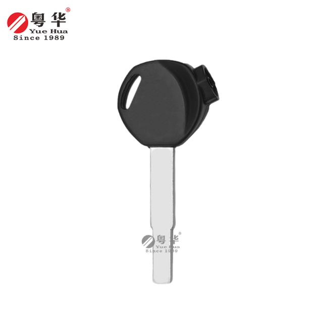 Suitable for Honda motorcycle keys, plastic Wuyang Honda flat keys, plastic head flat key blanks, locksmith supplies, with magnetic beads and plastic inserts