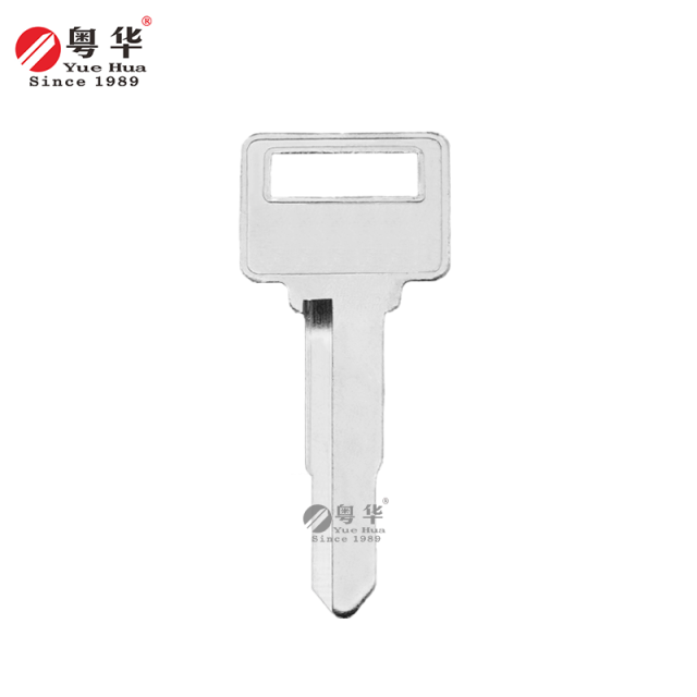 Suitable for Honda motorcycle keys, full copper 145 left and right single slot key blanks, full copper key blanks, locksmith supplies, Yuehua key blanks