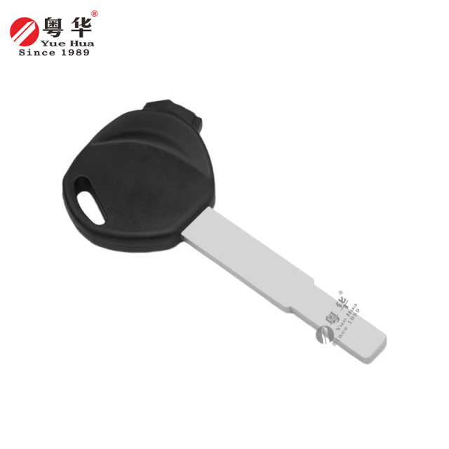 Suitable for Honda motorcycle keys, plastic Wuyang Honda flat keys, plastic head flat key blanks, locksmith supplies, with magnetic beads and plastic inserts