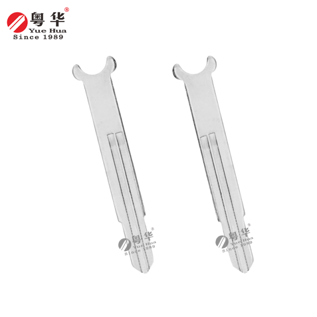 Suitable for Honda motorcycle keys, short magnetic beads, left and right dual keys, locksmith supplies, Yuehua key blanks, copper key blanks