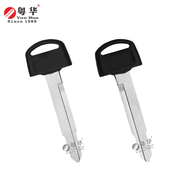 Suitable for Honda motorcycle keys, extra long shark left/right single plastic head key blanks, copper key blanks, locksmith supplies