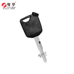 Suitable for Honda motorcycle keys, Honda 030 left single motorcycle key blanks, copper key blanks with magnetic beads and film, Yuehua key locksmith supplies