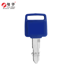 Suitable for Honda motorcycle keys, Honda 033 Left Single W, available in black, red, and blue; motorcycle key blanks, Yuehua locksmith supplies