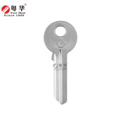 Electric mortise lock brass large handle key blank, round slot key blank, anti-theft door brass residential door key