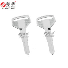 Suitable for Toyota car keys, small car spare ignition key blanks, left and right grooves, long Toyota left and right single