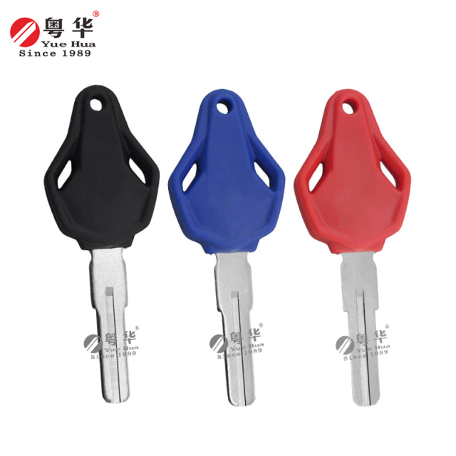 适用于MV Agusta摩托车钥匙，MV Agusta 008中心槽，有黑色、红色和蓝色可选；B3/F3/Rivale/Dragster摩托车钥匙坯，锁匠用品