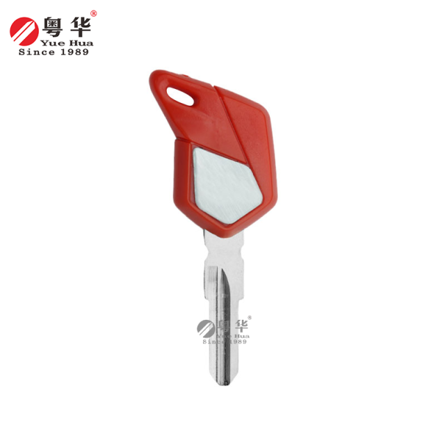 适用于 MV Agusta 摩托车钥匙，MV Agusta 001 右侧双槽黑红双色可选，MV F4 摩托车钥匙坯，锁匠用品