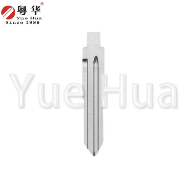 Universal Metal Remote Blank Flip Key Blade Uncut Brass Silver Color Key Blank Blade for TOY Chevrolet Buick Remote Car Key