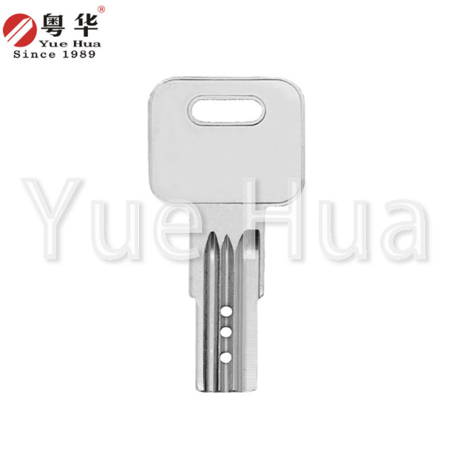 ABA Left Reverse Groove AB Gas Tank Drawer Key Blank, Holey Trapezoidal Key Blank, Computer Key