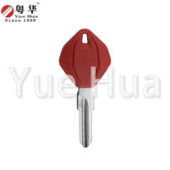 适用于杜卡迪摩托车钥匙，杜卡迪017右侧双槽钥匙，杜卡迪V2/V4/V4S/V4SL/1100，Hypermotard 950，芯片插入式钥匙，岳华钥匙锁匠配件