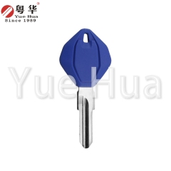 适用于杜卡迪摩托车钥匙，杜卡迪 017-1 右侧双槽钥匙，杜卡迪 V2/V4/V4S/V4SL/1100，Hypermotard 950，芯片插入式钥匙，岳华钥匙锁匠配件