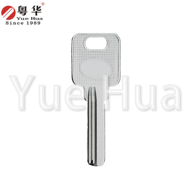 Long Fengcai, large handle, reversible slot Fengcai key with hole, photo, Baili Fengcai brass, computer key