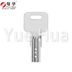 ABA Left Reverse Groove AB Gas Tank Drawer Key Blank, Holey Trapezoidal Key Blank, Computer Key