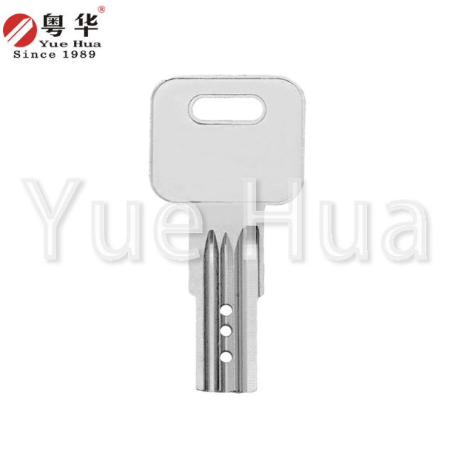 ABA Left Reverse Groove AB Gas Tank Drawer Key Blank, Holey Trapezoidal Key Blank, Computer Key
