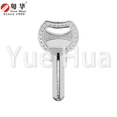 Bao Li Pit 2.5 Narrow Middle Groove Key Blank, Dotted Double-sided Groove, Brass Key Blank, Computer Key