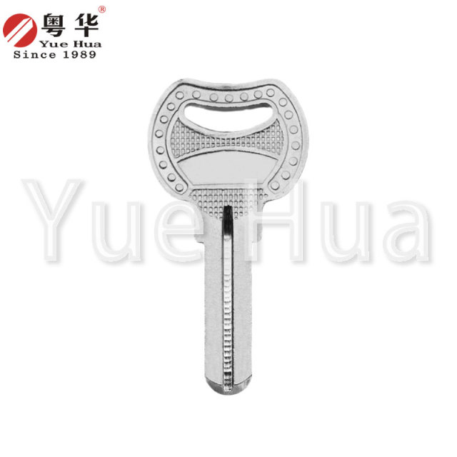 Bao Li Pit 2.5 Narrow Middle Groove Key Blank, Dotted Double-sided Groove, Brass Key Blank, Computer Key