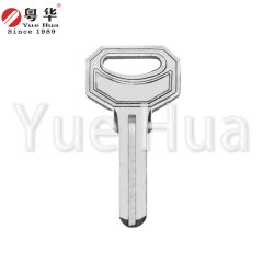 Small Head DMS3.0 Drilling Key Blank with Middle Pit, Yuehua Electric Hollow Drilling Key Blank, Computer Key
