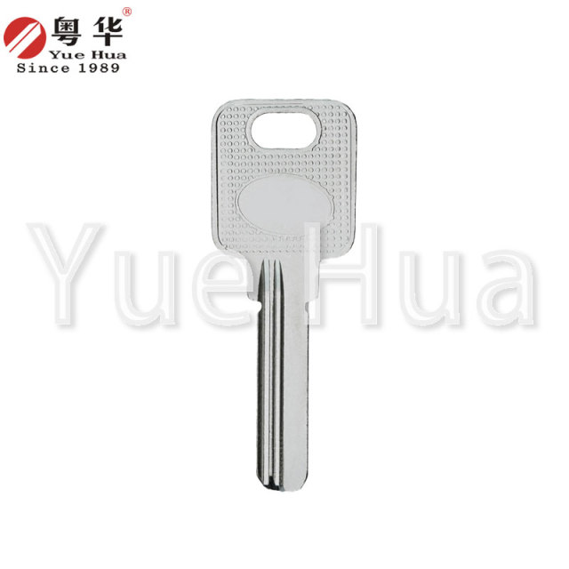 Long Fengcai, large handle, reversible slot Fengcai key with hole, photo, Baili Fengcai brass, computer key