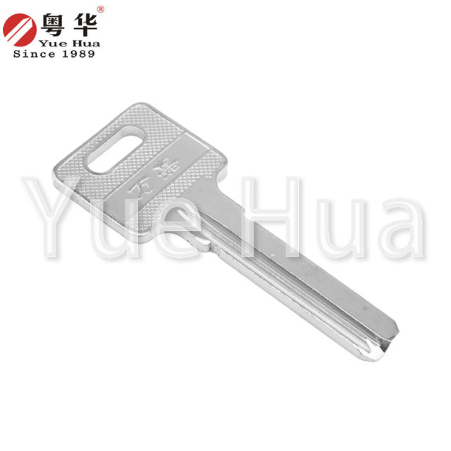 Wanjia computer key, full copper edge slot key blank, multi-slot punched thickness 2.3, anti-theft door computer key