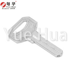 Small Head DMS3.0 Drilling Key Blank with Middle Pit, Yuehua Electric Hollow Drilling Key Blank, Computer Key