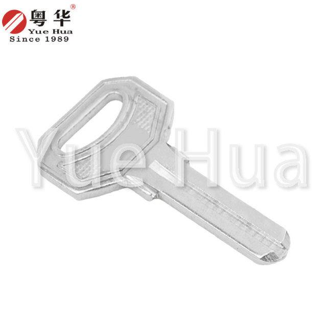 Small Head DMS3.0 Drilling Key Blank with Middle Pit, Yuehua Electric Hollow Drilling Key Blank, Computer Key