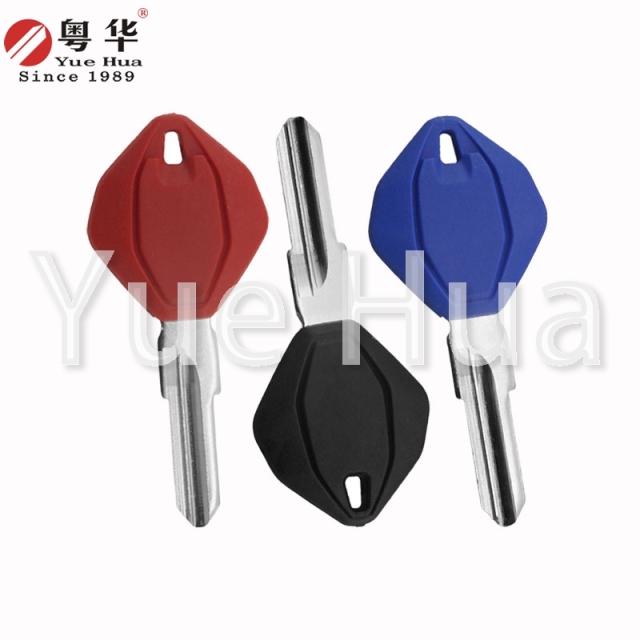 适用于杜卡迪摩托车钥匙，杜卡迪 017-1 右侧双槽钥匙，杜卡迪 V2/V4/V4S/V4SL/1100，Hypermotard 950，芯片插入式钥匙，岳华钥匙锁匠配件