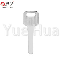 Golden Point Blade Key, 2.0mm thickness single-sided blade, internal milled groove lock key blank, anti-theft door key blank, computer blank key