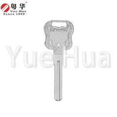 Lekeduo extended blade key; double-sided blade key; security door lock key blank; internal milling of the middle groove; computer key