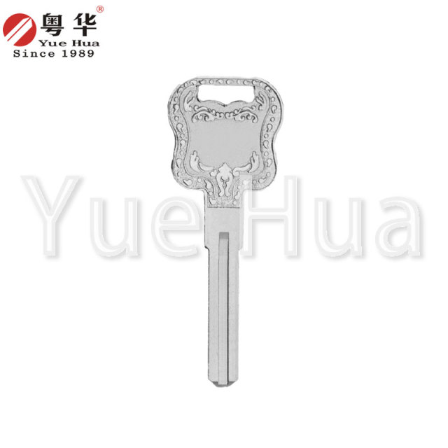 Lekeduo extended blade key; double-sided blade key; security door lock key blank; internal milling of the middle groove; computer key