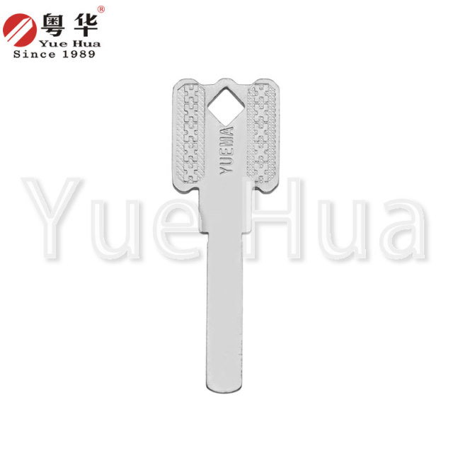 Suitable for Yuema blade keys; Single-sided internal milling groove key blank; Yuema roller shutter anti-theft lock; Computer key