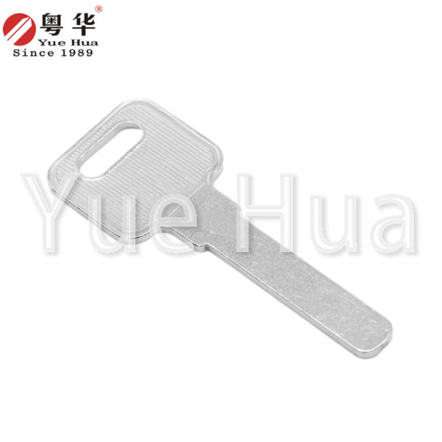 Golden Point Blade Key, 2.0mm thickness single-sided blade, internal milled groove lock key blank, anti-theft door key blank, computer blank key
