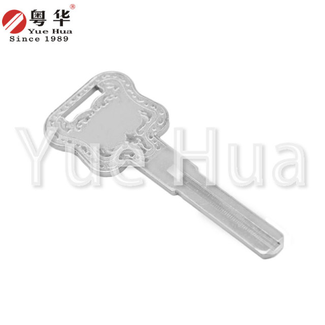 Lekeduo extended blade key; double-sided blade key; security door lock key blank; internal milling of the middle groove; computer key