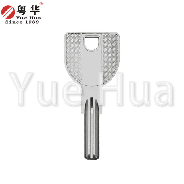 Idle atom double-row crescent dimple key blank; Rolling shutter key blank; Thickness 2.5; Atom key